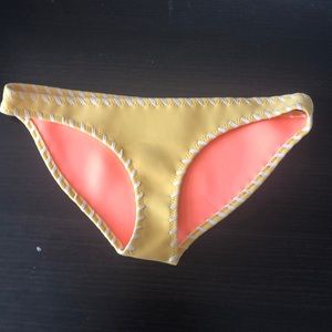 Triangl yellow bikini bottoms